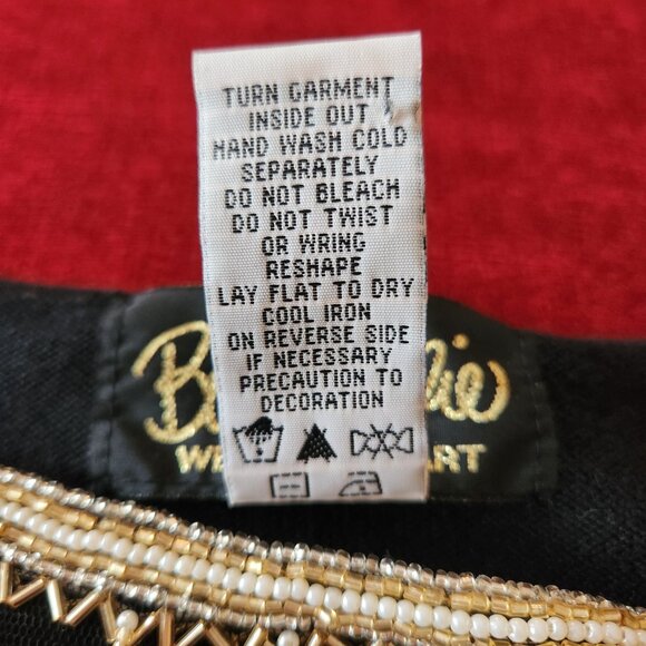 Bob Mackie Wearable Art Top - Womens Size Large EUC - Picture 5 of 6